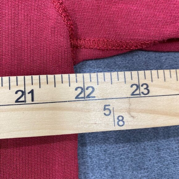 Rag & Bone Womens Red V-Neck Long Sleeve Pullover Sweatshirt Size S Cotton Blend - Picture 11 of 11